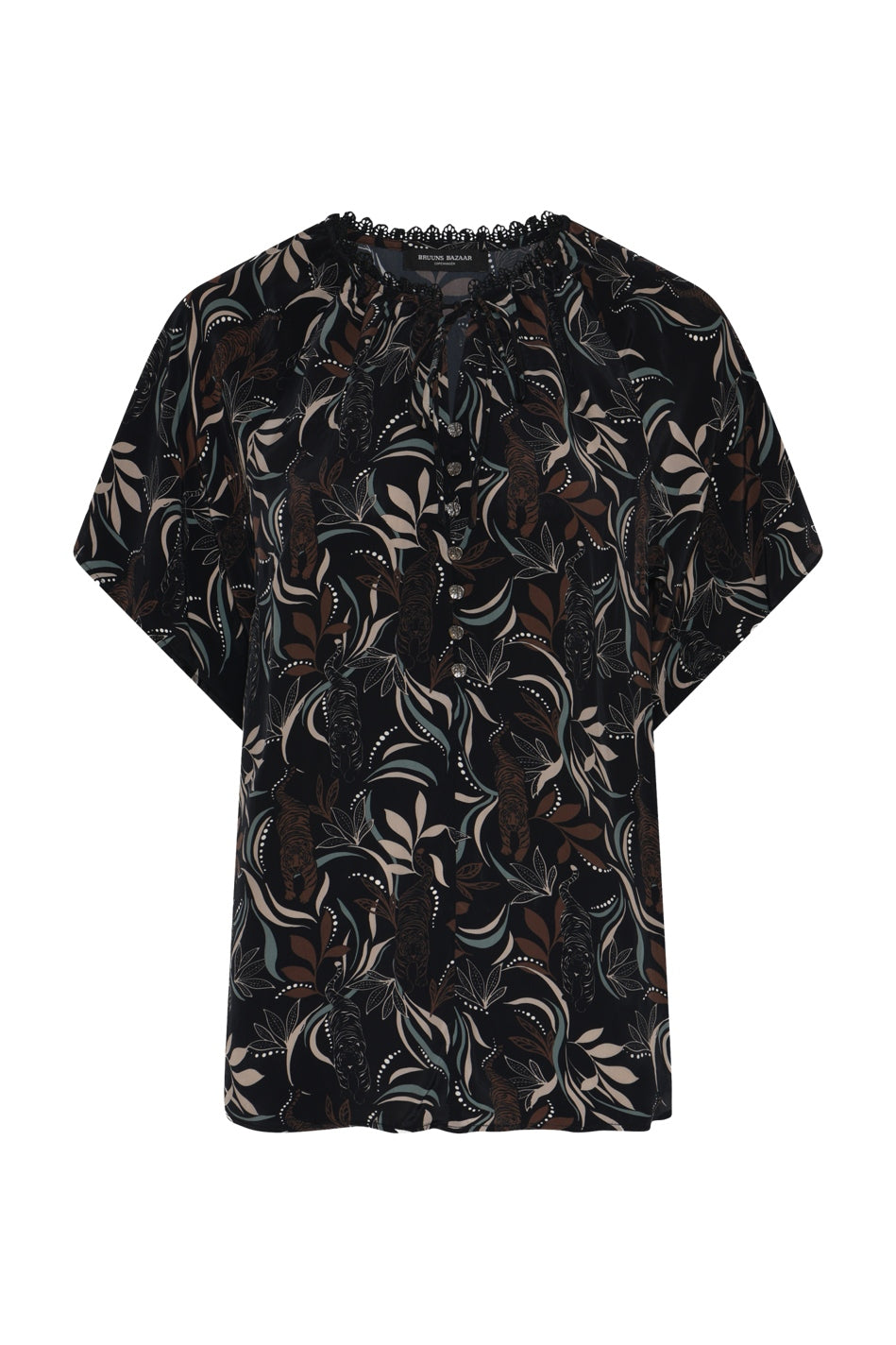 BarcellaBBKarly blouse BLACK TIGER - BBW5034