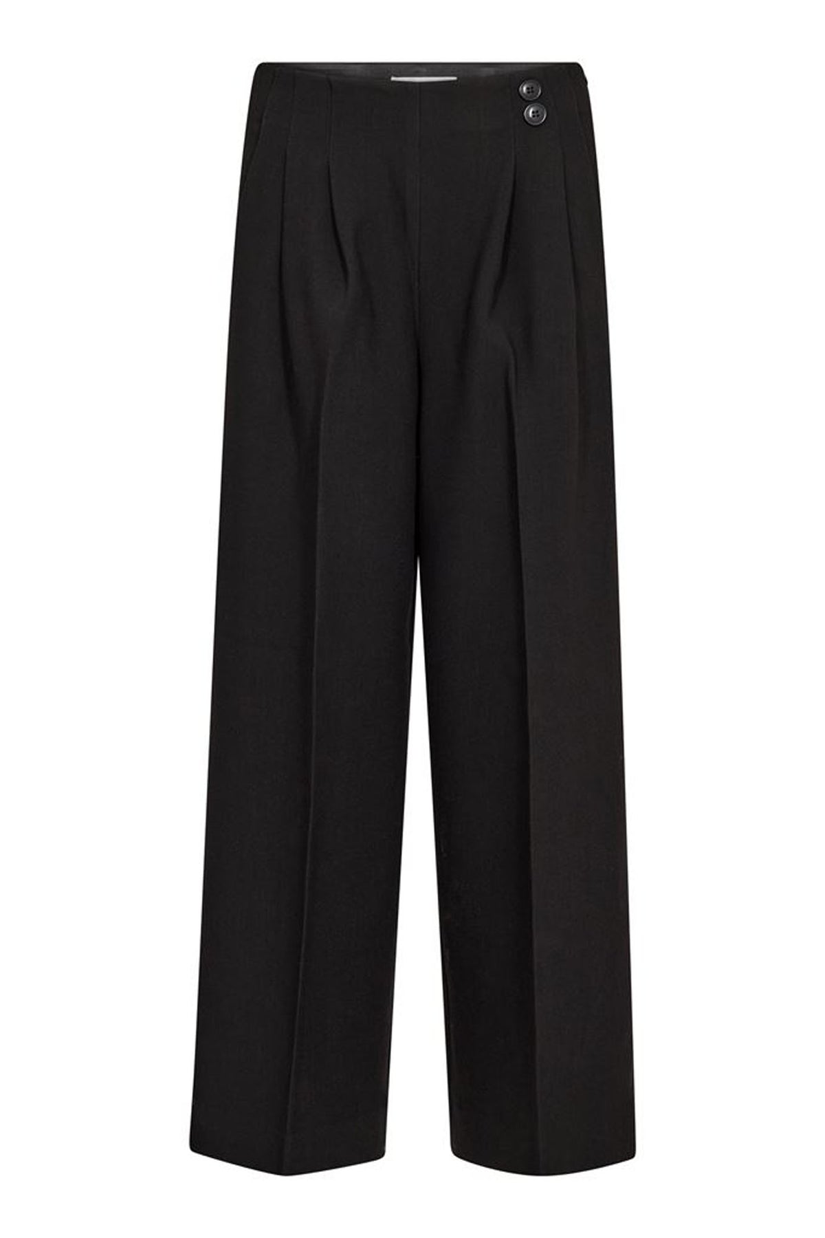 AcileCC Pleat Pant LL 96-Black - 41217