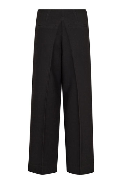 AcileCC Pleat Pant LL 96-Black - 41217 Thumbnail
