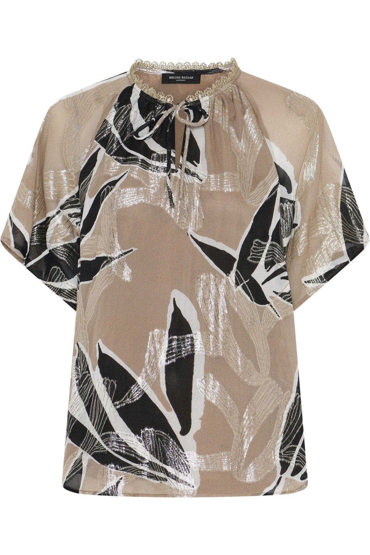 SommiBBKarly blouse Leaves Artwork - BBW4898