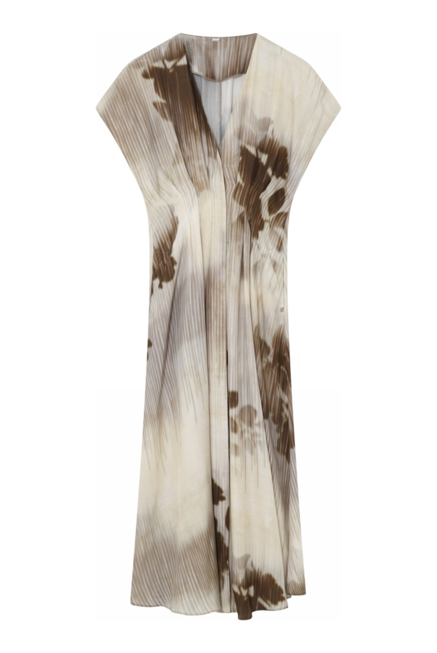 Harriet,  long dress 82016-CreamBrown - 62508/7358