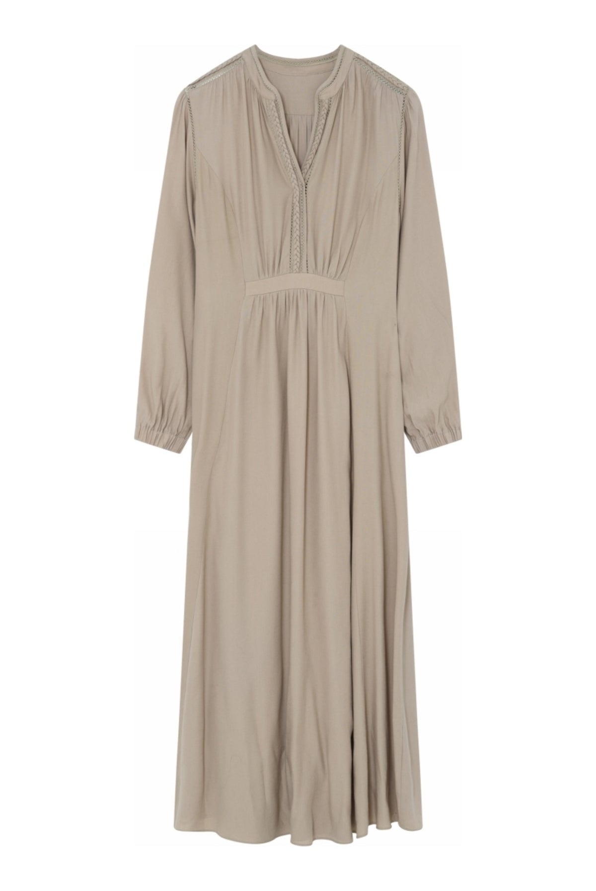 Hali, long dress 2044-Doeskin - 62515/7658