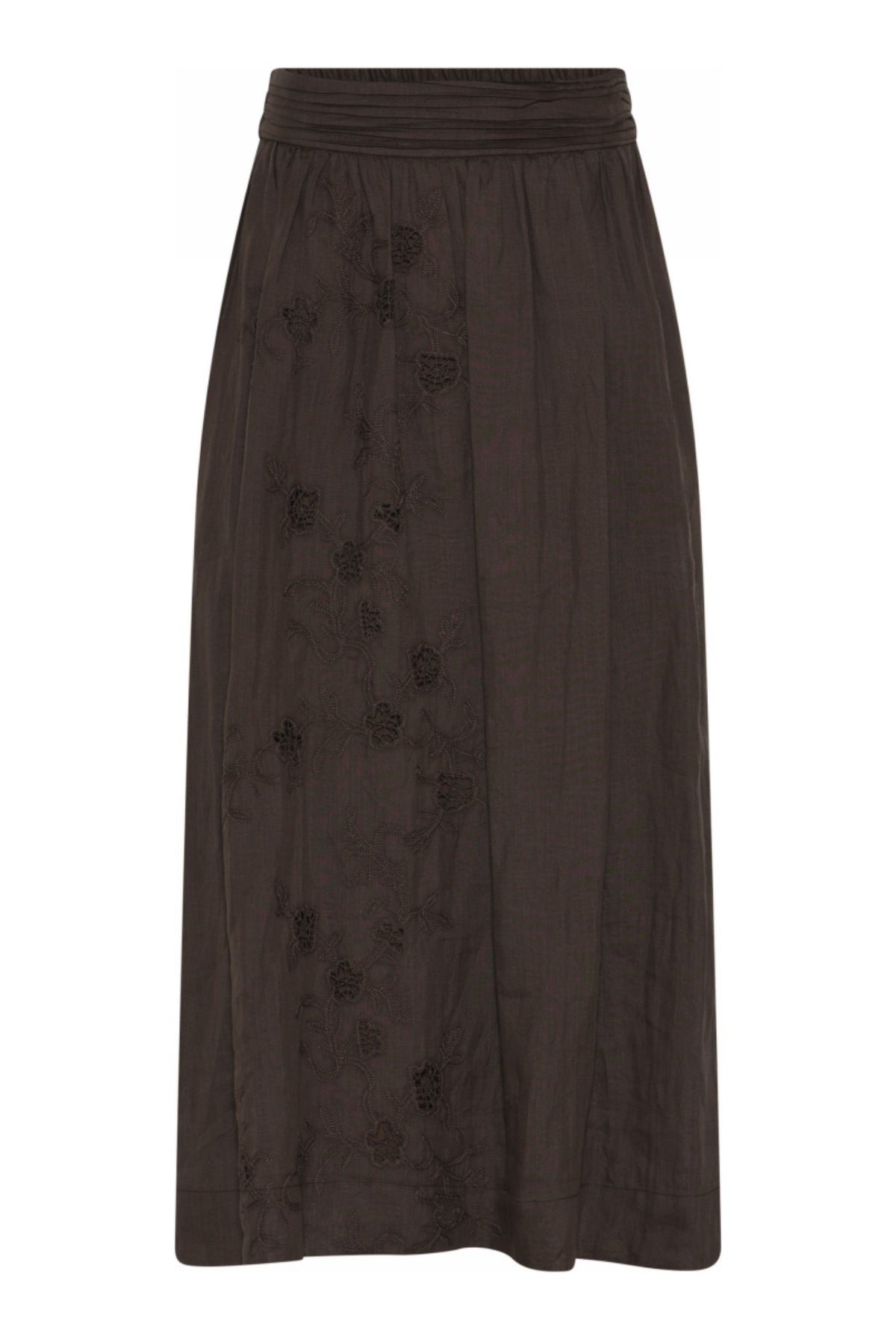 Scari, long skirt 2981-ChocoBrown - 62552/7634