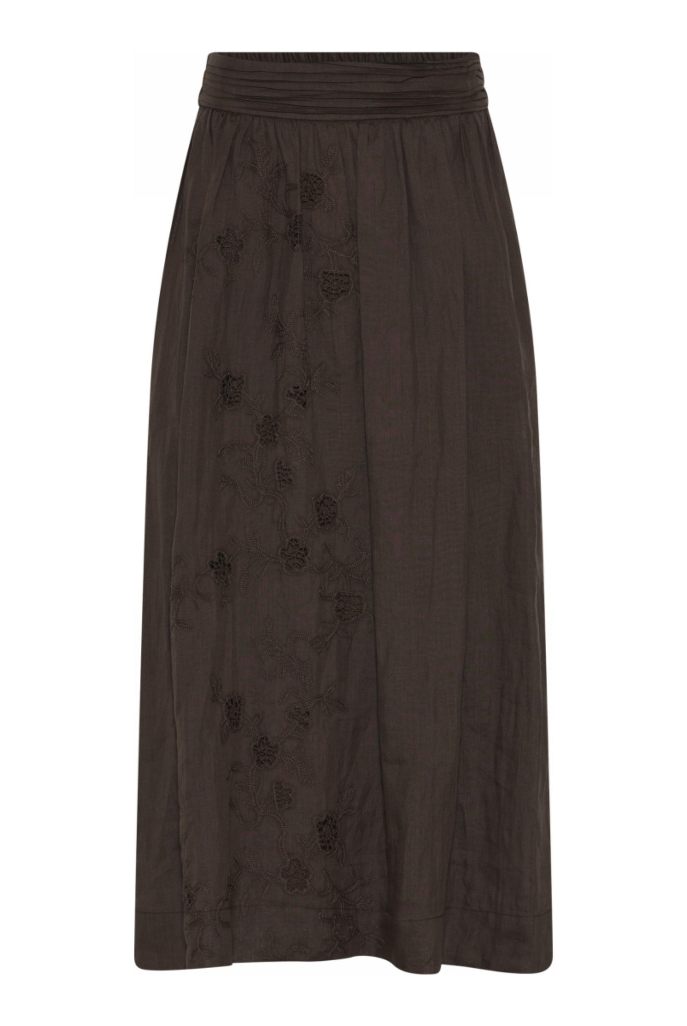 Scari, long skirt 2981-ChocoBrown - 62552/7634