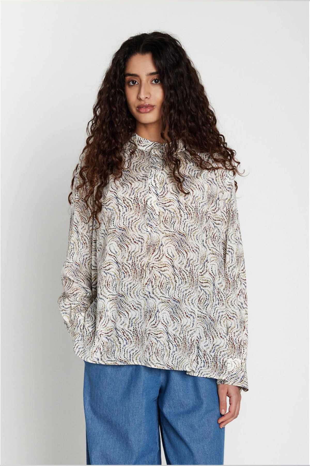 651HMMalis shirt 802 Delicate Bloom print - HM1507Z