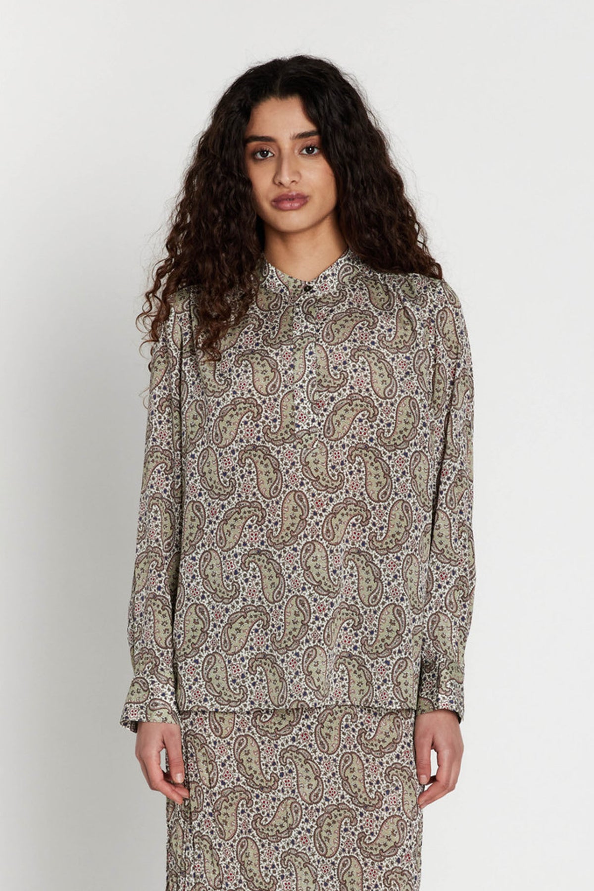 651HMMalis shirt 808 Rose paisley print - HM1507Z