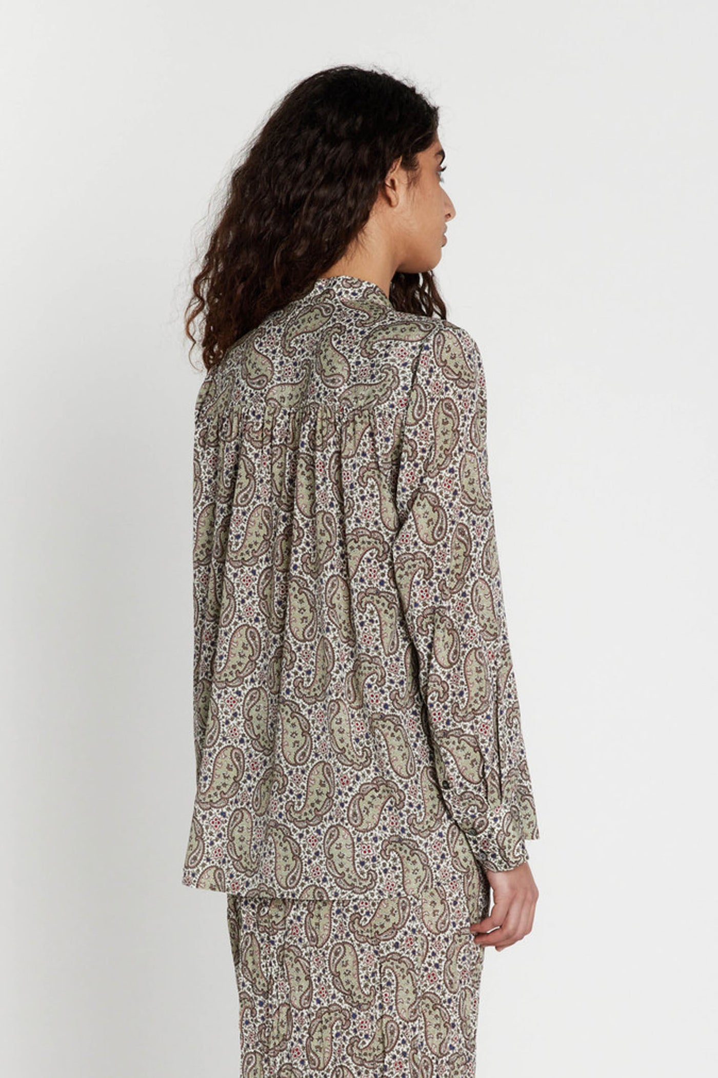 651HMMalis shirt 808 Rose paisley print - HM1507Z