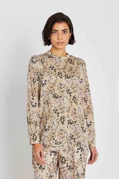 651HMMaple shirt 805 Light flower print - HM1327 Thumbnail