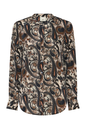 651Hmmaple Shirt 803 Earthy Paisley print - HM1288Z