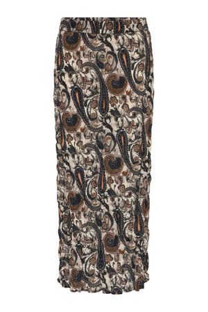 651HMSena skirt 803 Earthy Paisley print - HM1258