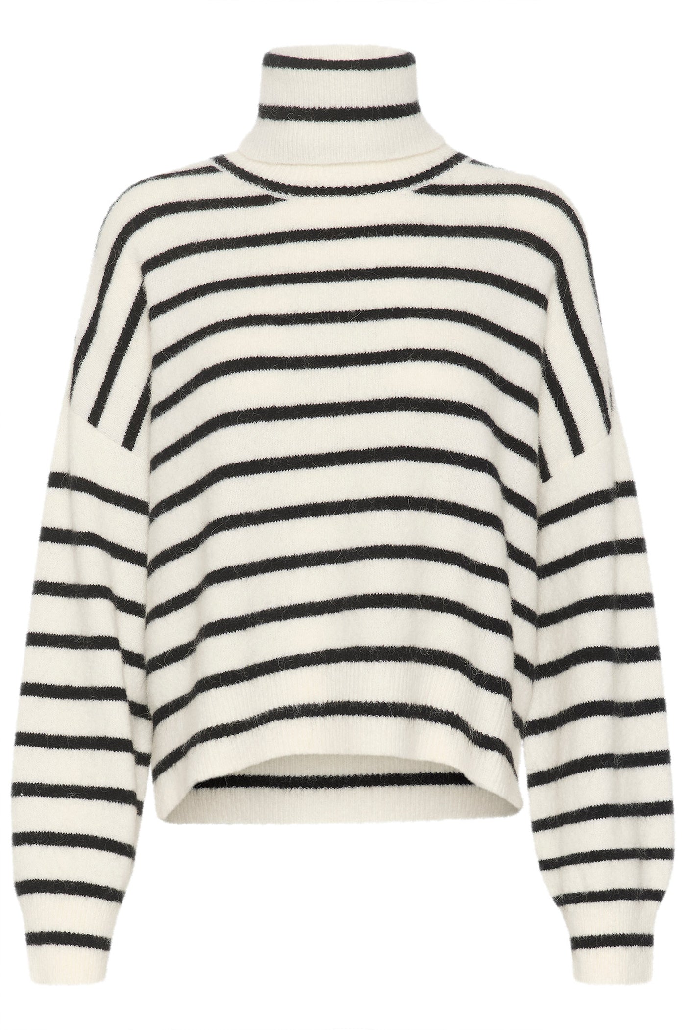 AlphaGZ rollneck striped NOOS Ivory black striped - 10909345