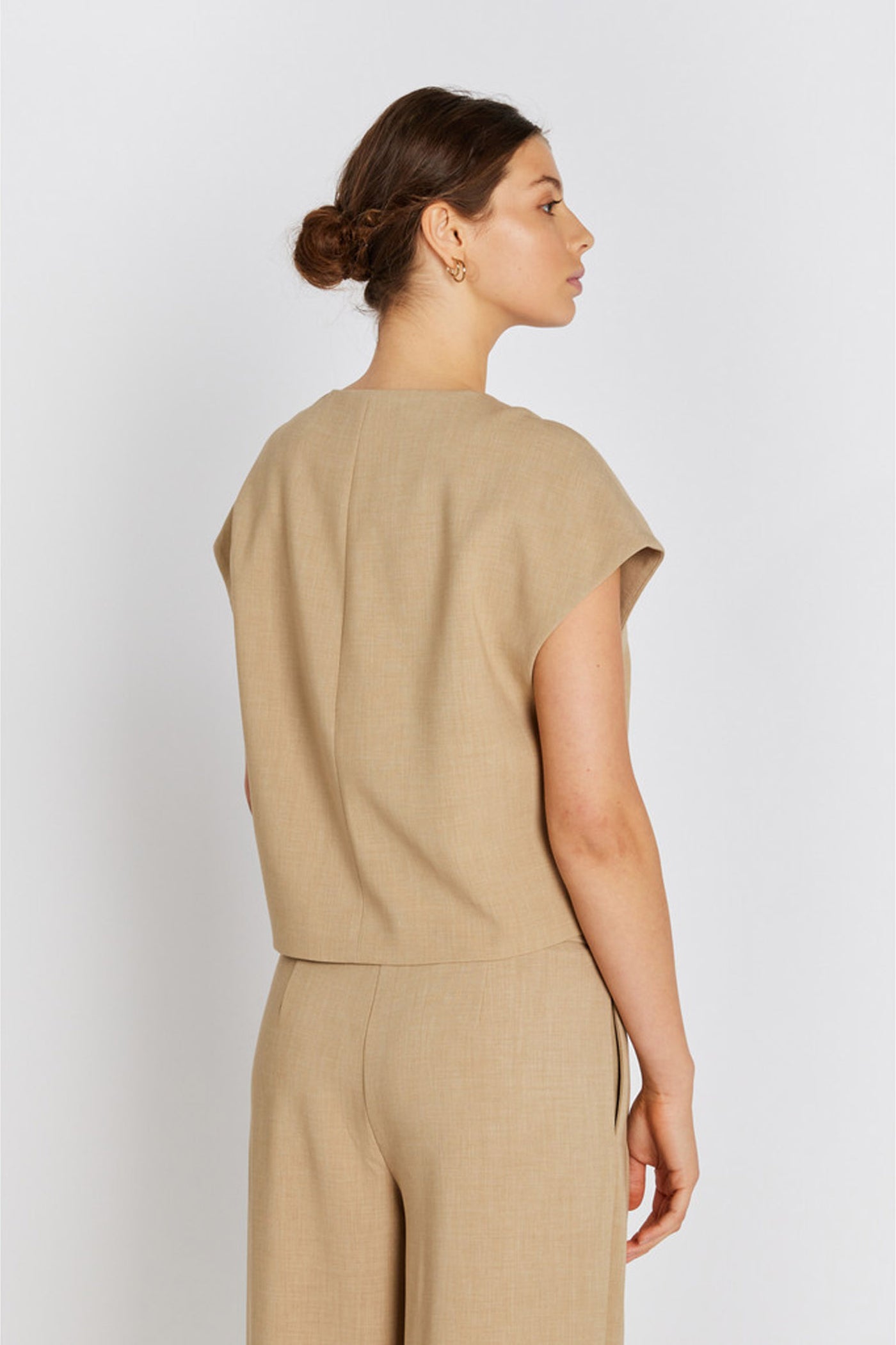 6800RDFLuxyKira vest 535 Khaki - RDF679