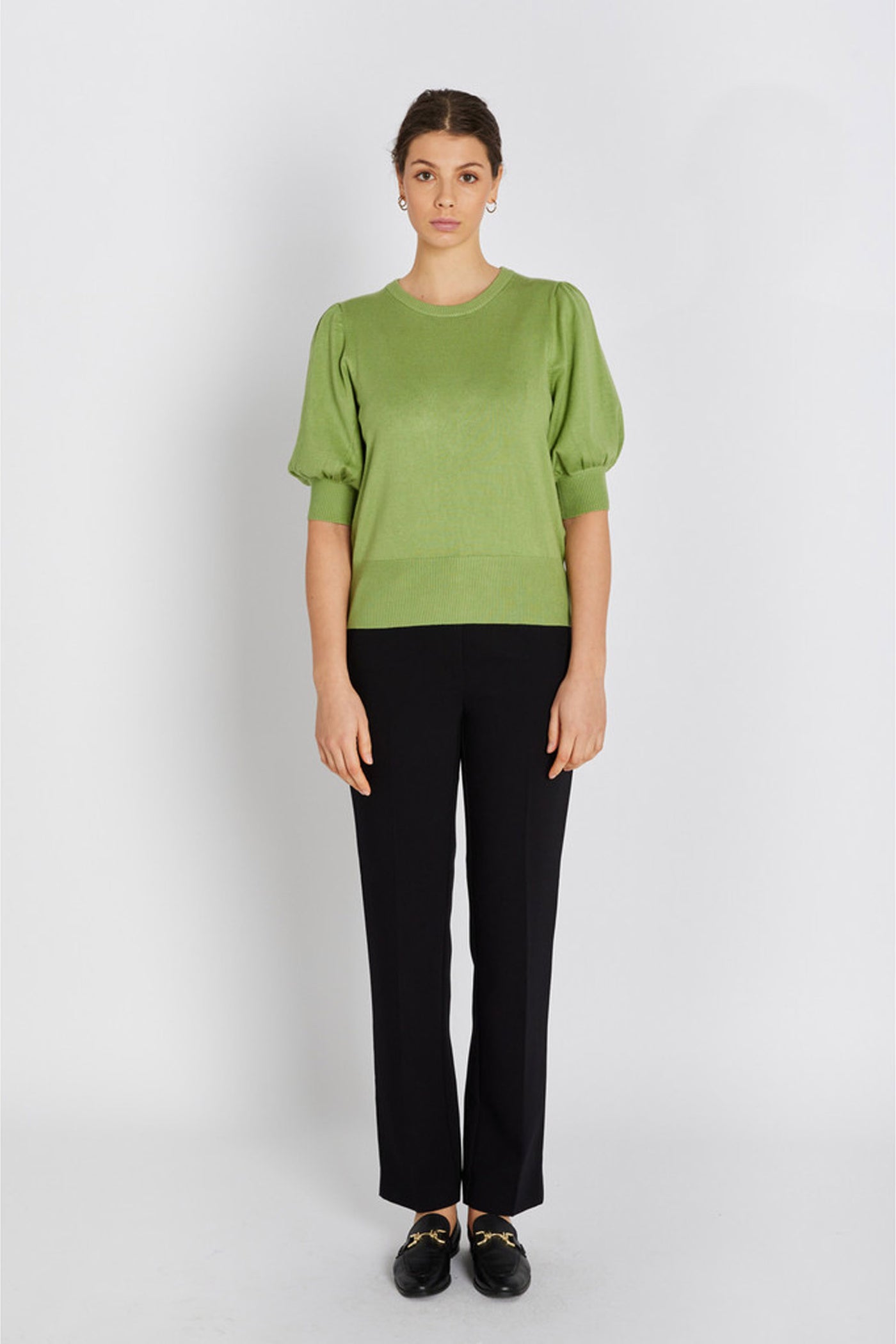 6800RDFLuxyMea straight pants 20 Black - RDF673