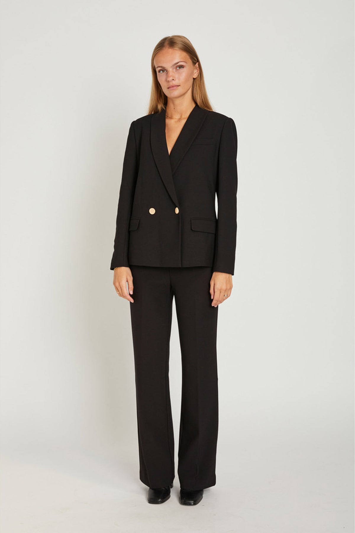 6801 Olana wide pants 20 Black - RDF364