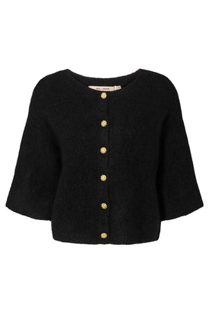 6873RDFElisa knit cardigan 20 Black - RDF409