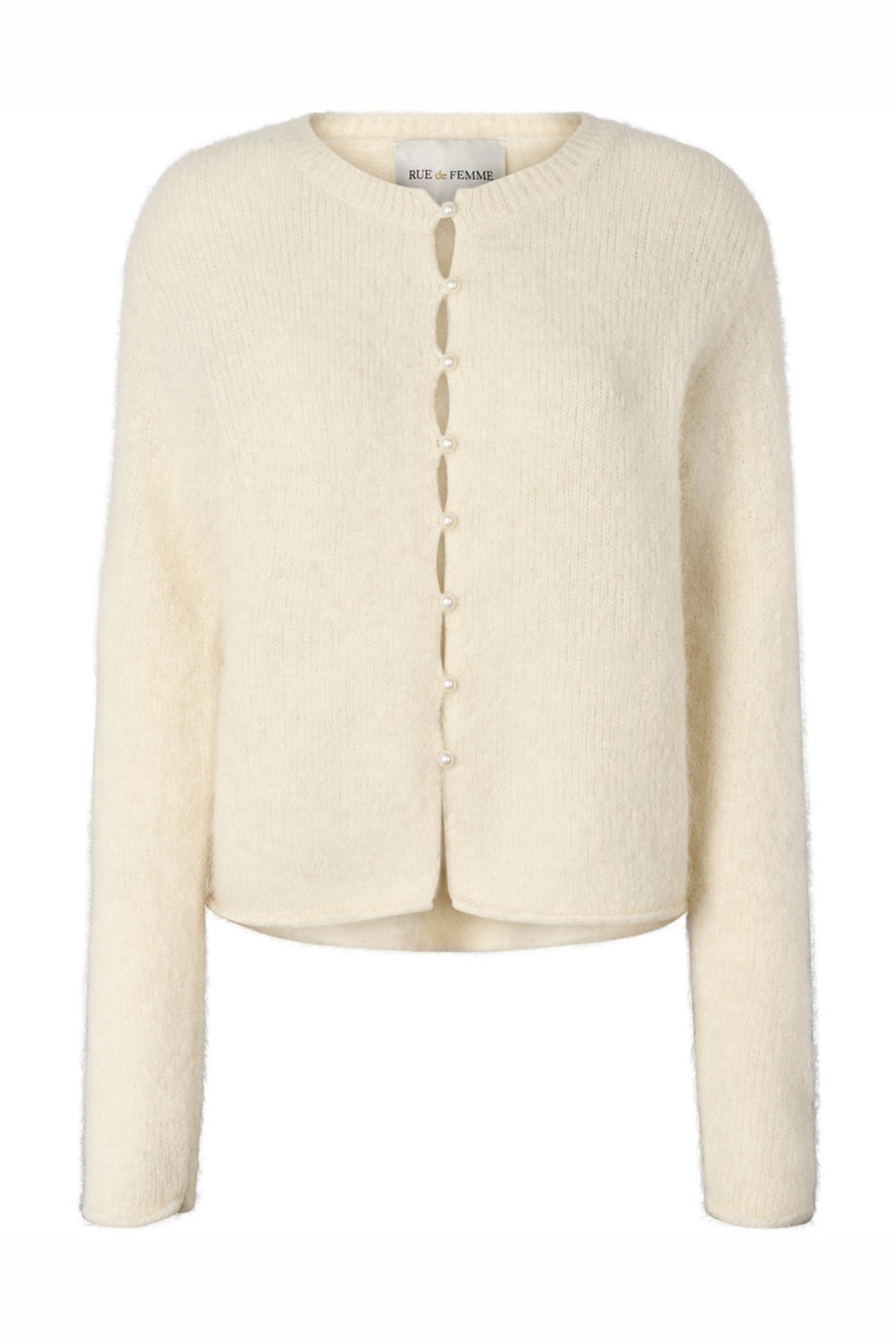 6873RDFJosette knit cardigan 02 Off white - RDF777