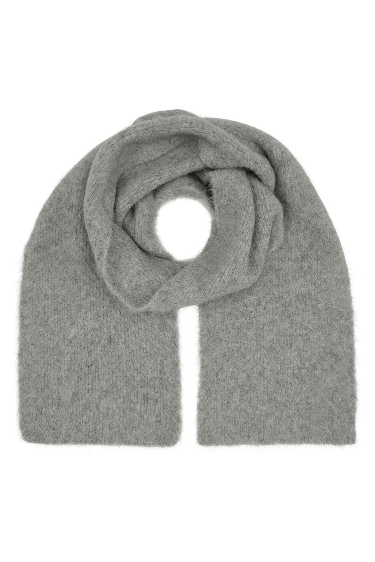6873RDFKalila knit scarf 403 Storm grey - RDF656