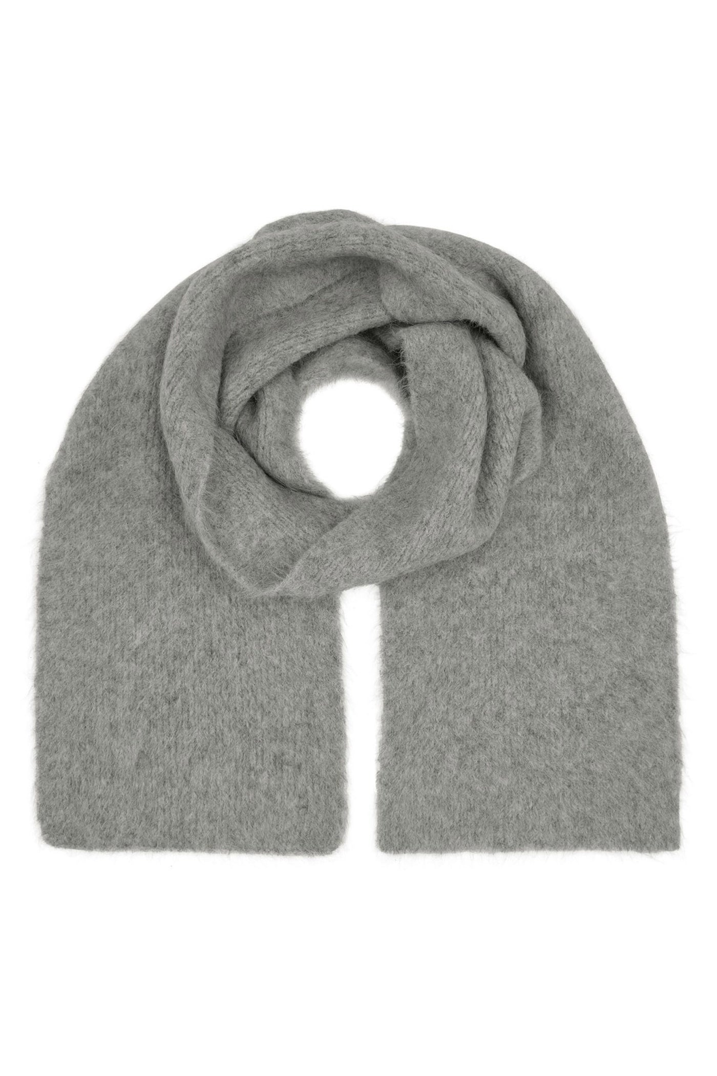 6873RDFKalila knit scarf 403 Storm grey - RDF656