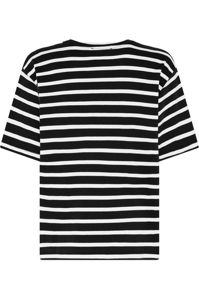 IguanuraBBBasic tee Black / Creme stripe - BBW5058 Thumbnail