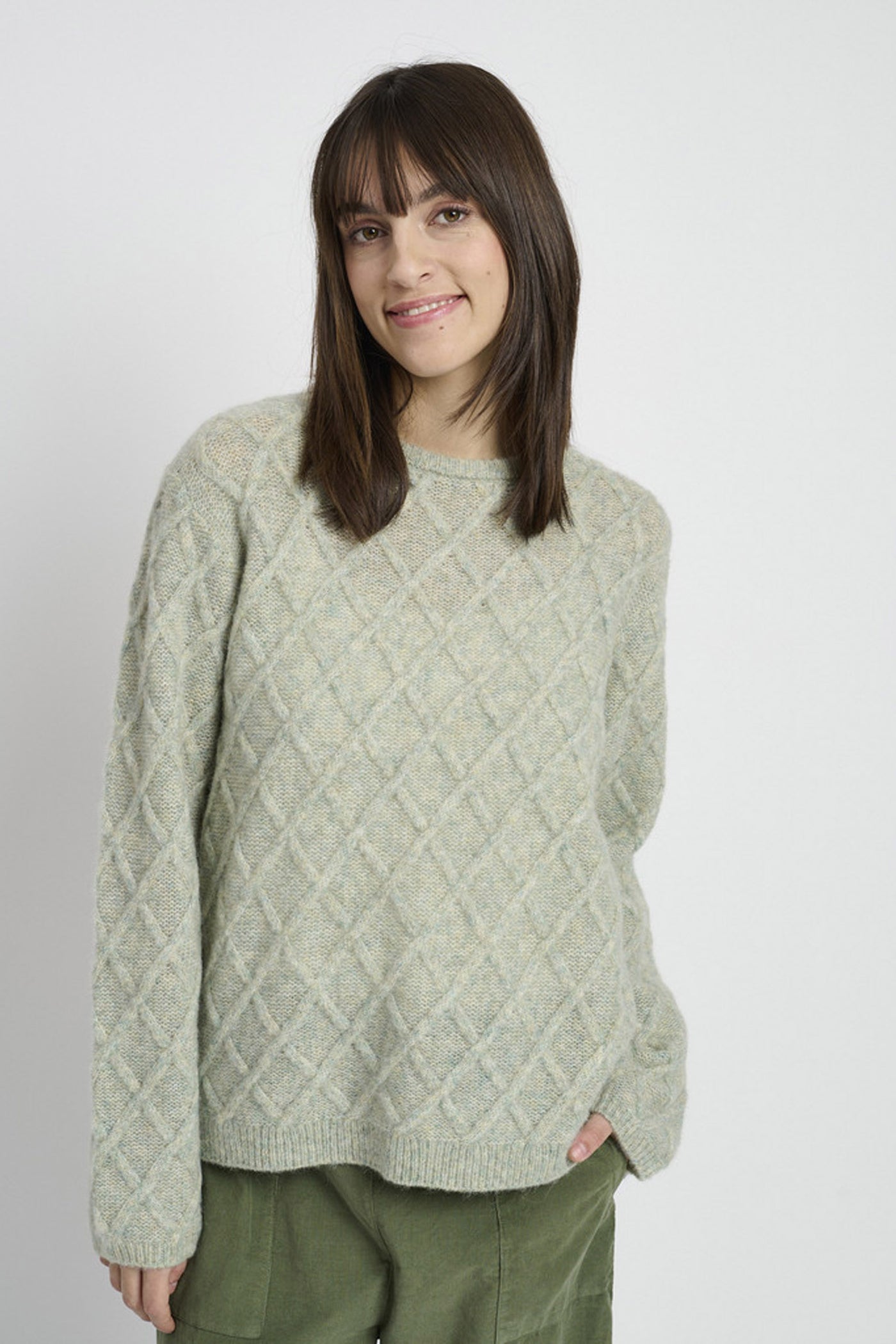 LiBonni 3451 light green melange - L5257.6737