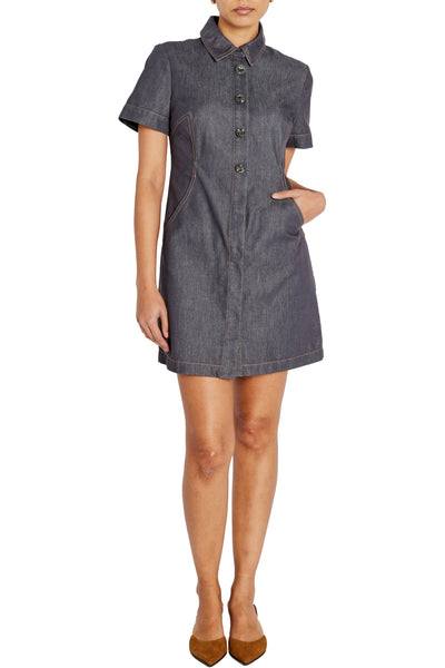 BellisBBZendias dress Blue Denim - BBW4447 Thumbnail
