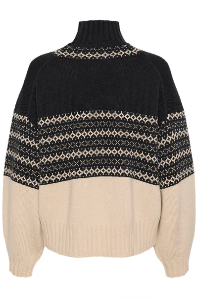 PinarPW PU Navy Jacquard Thumbnail