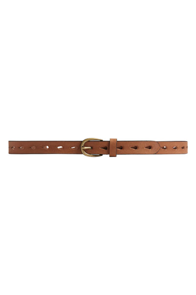 JEANS BELT COGNAC - 16518 Thumbnail
