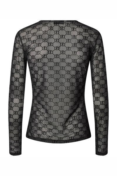 7390RDFRound neck blouse 20 Black - RDF701 Thumbnail