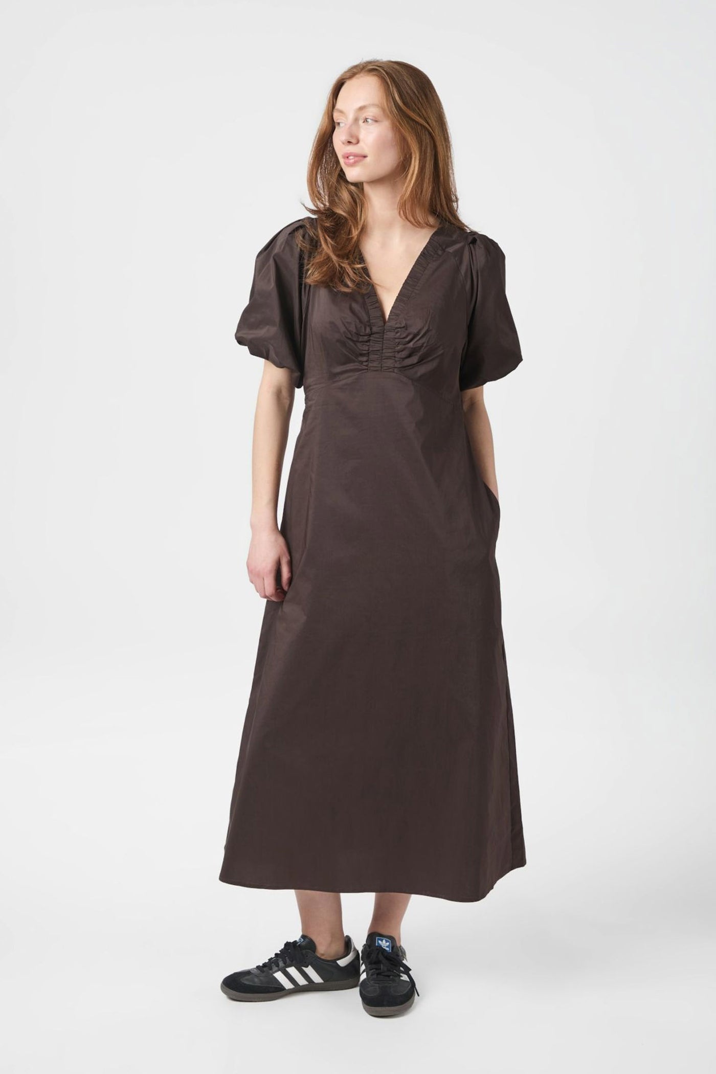 Illana Poplin Chocolate Brown - 160660