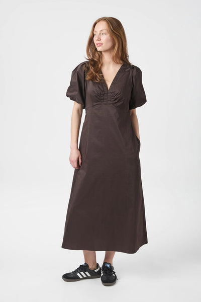 Illana Poplin Chocolate Brown - 160660 Thumbnail