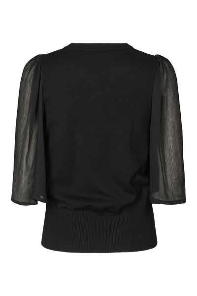 7493RDFHotensia knit blouse 20 Black - RDF892 Thumbnail