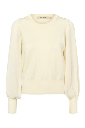 7493RDFKatrica knit blouse 01 White - RDF627