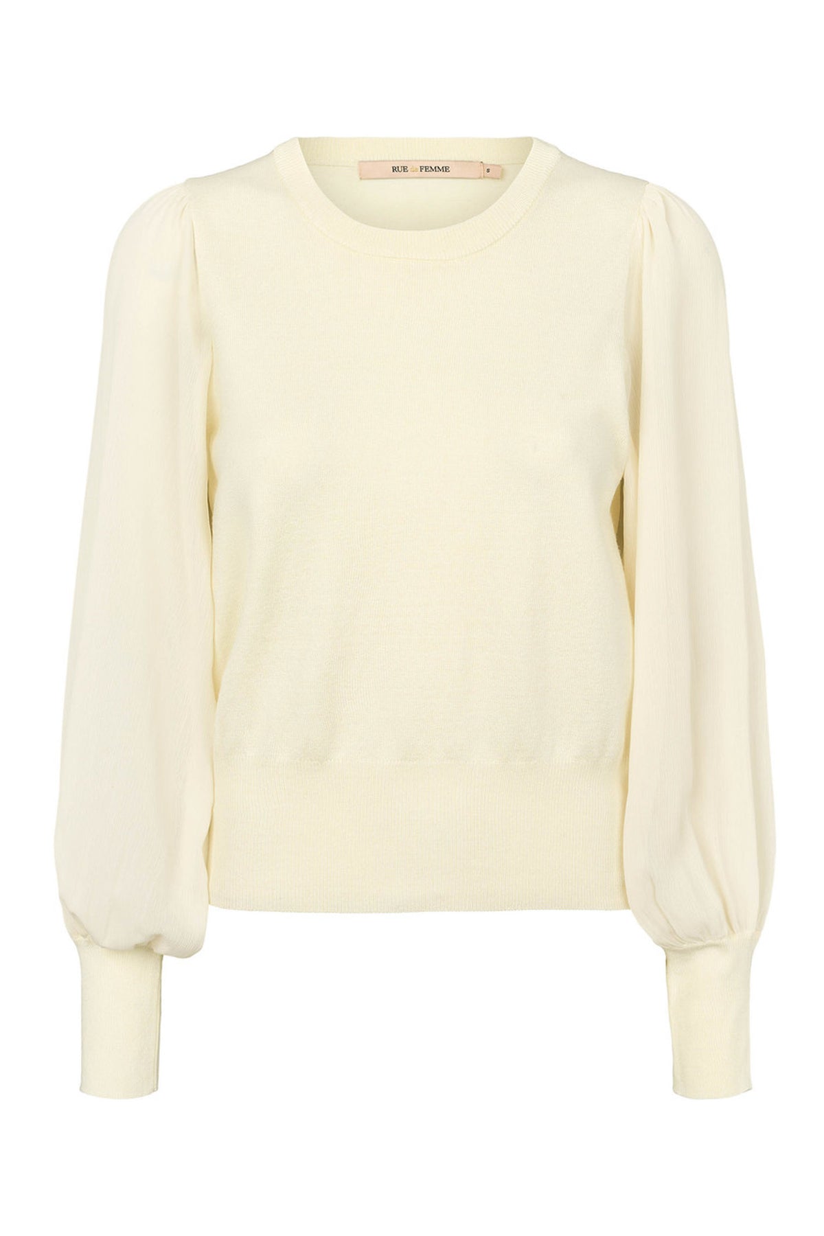 7493RDFKatrica knit blouse 01 White - RDF627
