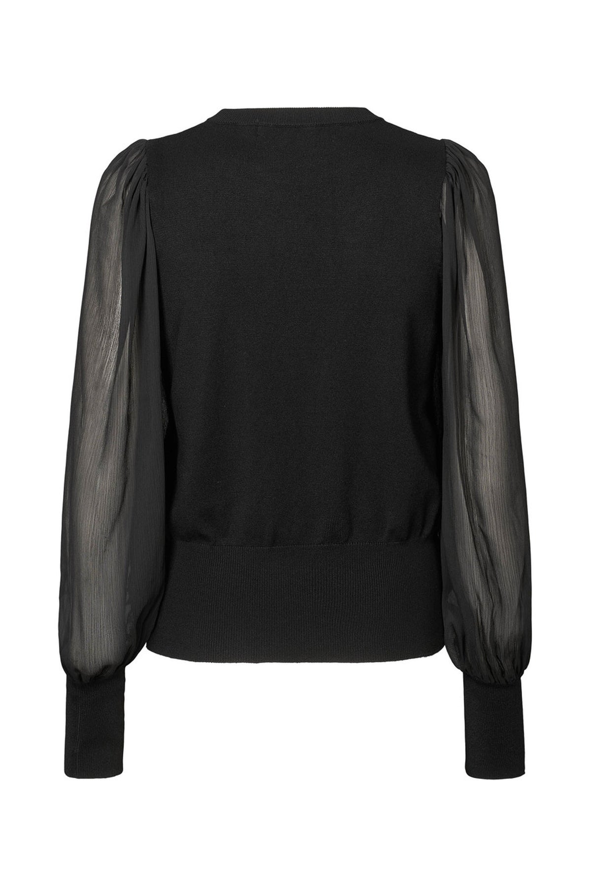 7493RDFKatrica knit blouse 20 Black - RDF627