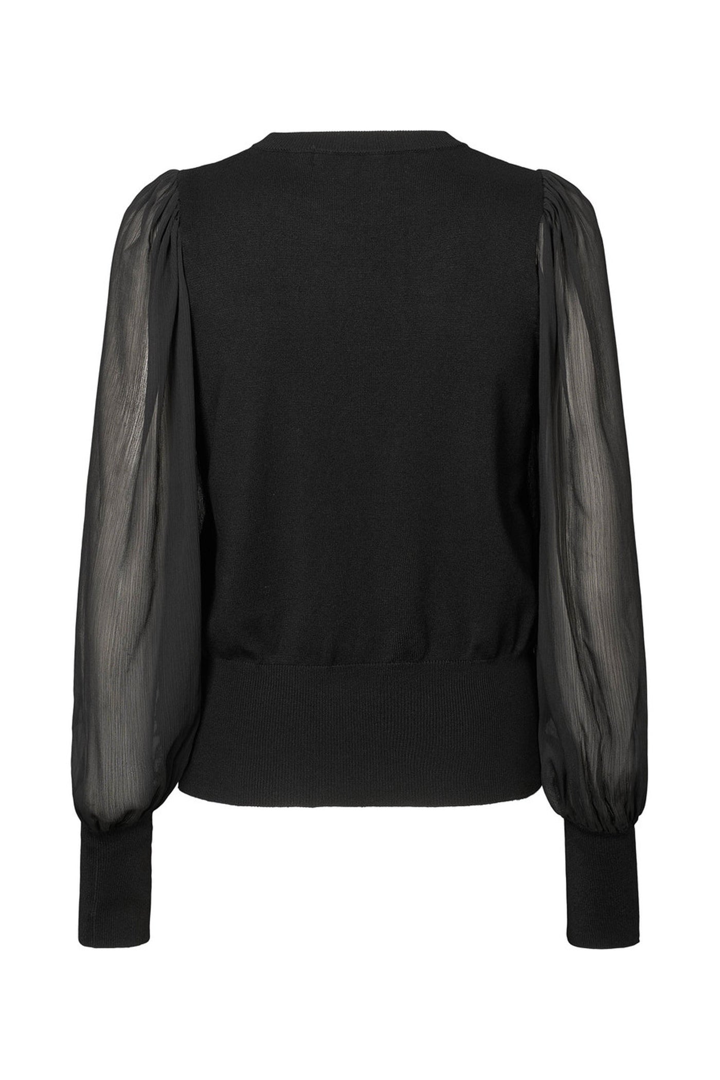 7493RDFKatrica knit blouse 20 Black - RDF627
