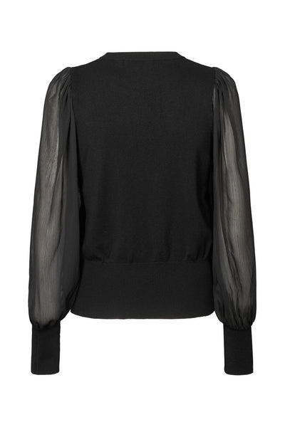 7493RDFKatrica knit blouse 20 Black - RDF627 Thumbnail