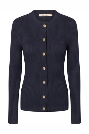 7493RDFLope knit cardigan 250 Midnight - RDF191