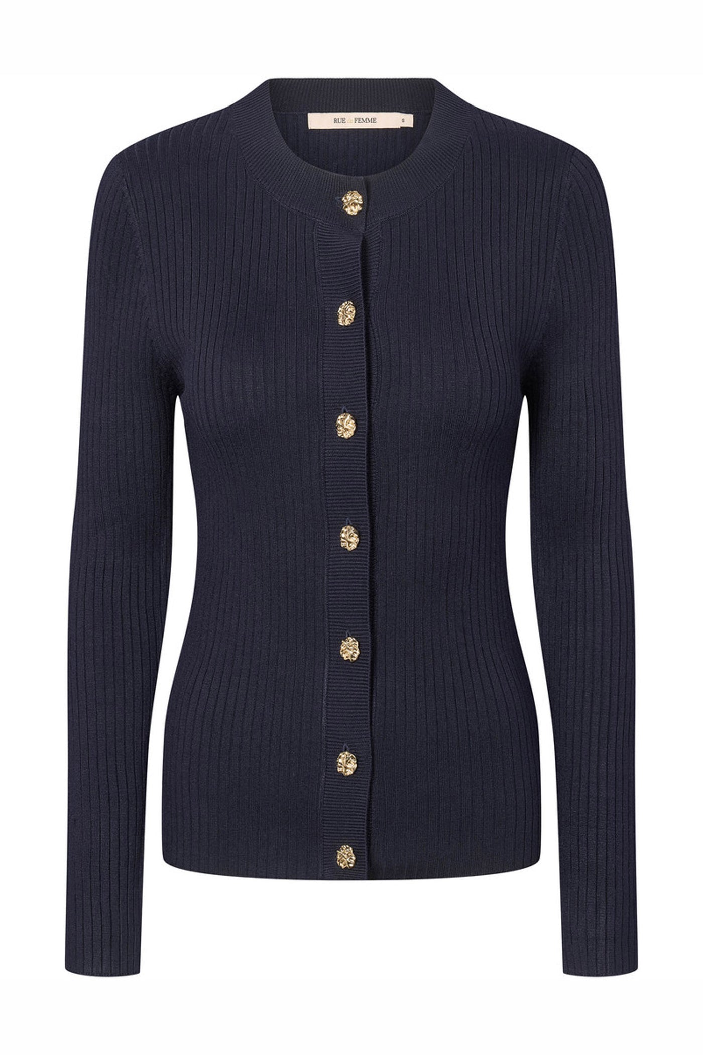7493RDFLope knit cardigan 250 Midnight - RDF191
