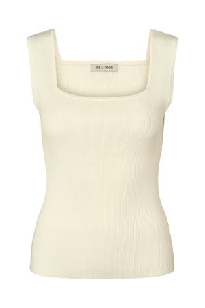 7493RDFNoa reverse knit top 01 White - RDF833