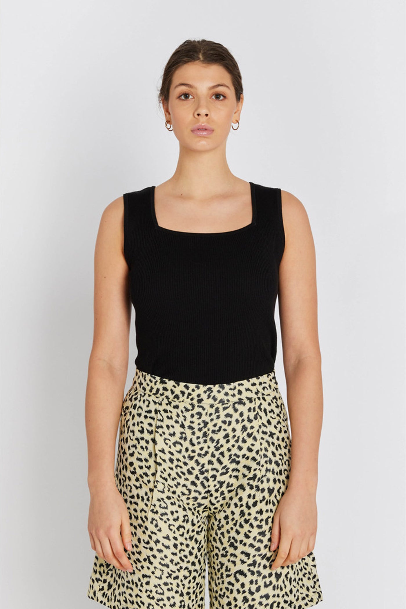 7493RDFNoa reverse knit top 20 Black - RDF833
