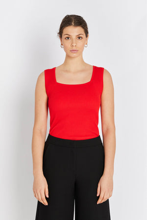 7493RDFNoa reverse knit top 310 Mars red - RDF833