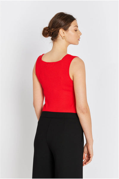 7493RDFNoa reverse knit top 310 Mars red - RDF833 Thumbnail