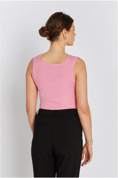 7493RDFNoa reverse knit top 365 Crocus pink melange - RDF833 Thumbnail