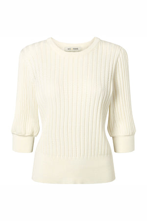 7493RDFSorrelPoi knit 01 White - RDF747