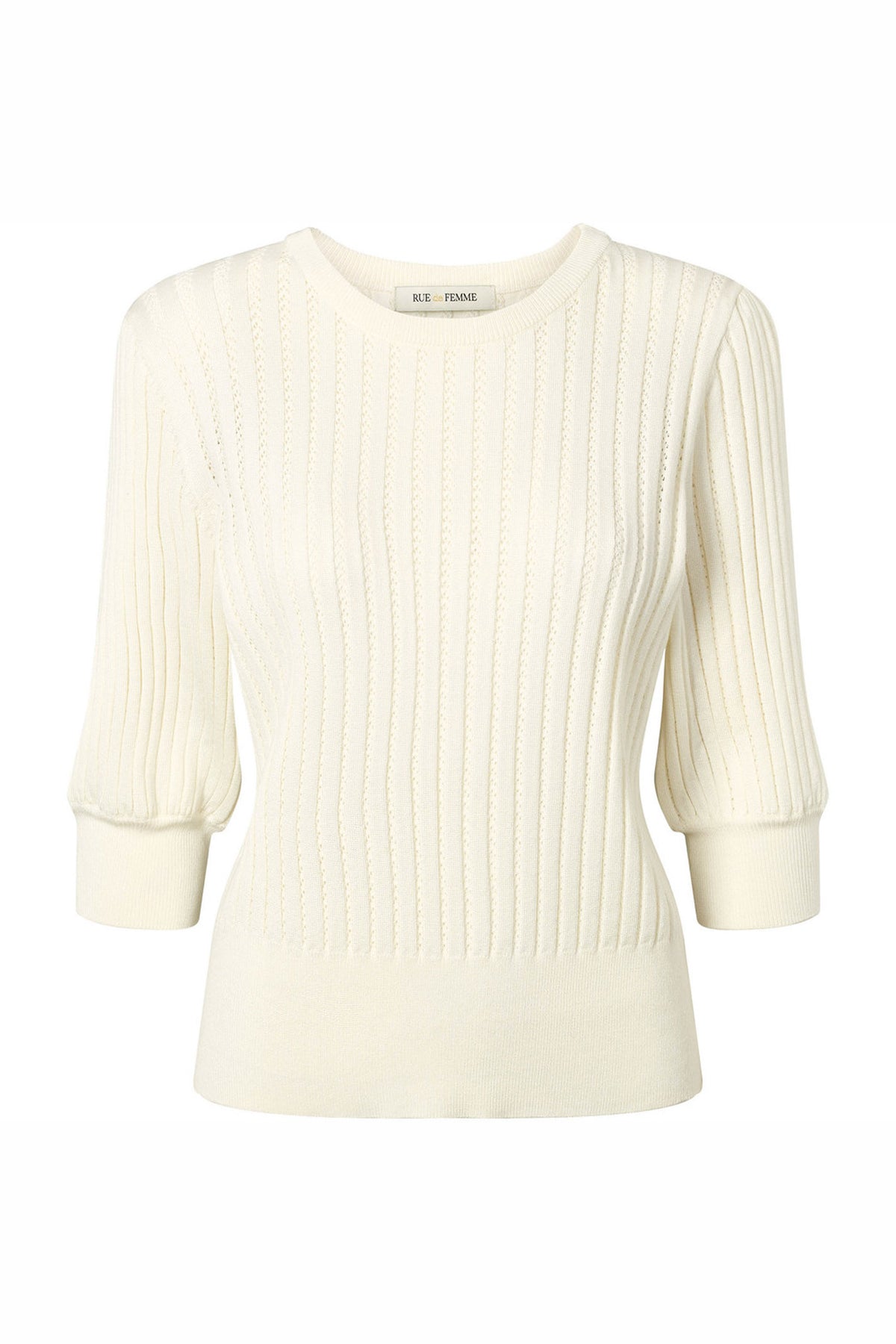 7493RDFSorrelPoi knit 01 White - RDF747