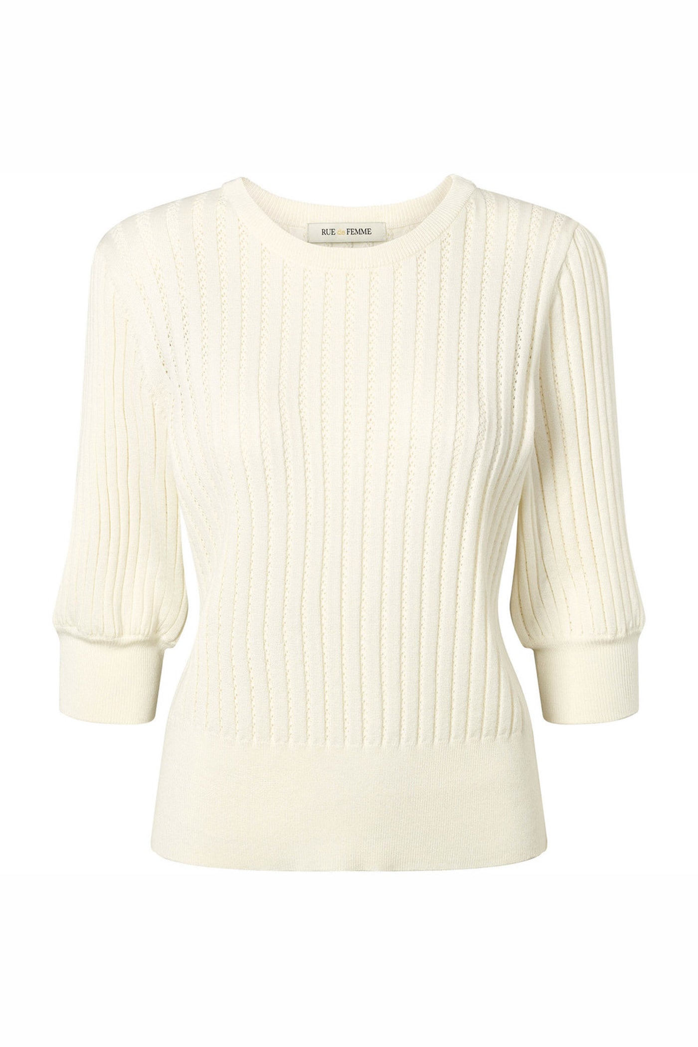 7493RDFSorrelPoi knit 01 White - RDF747