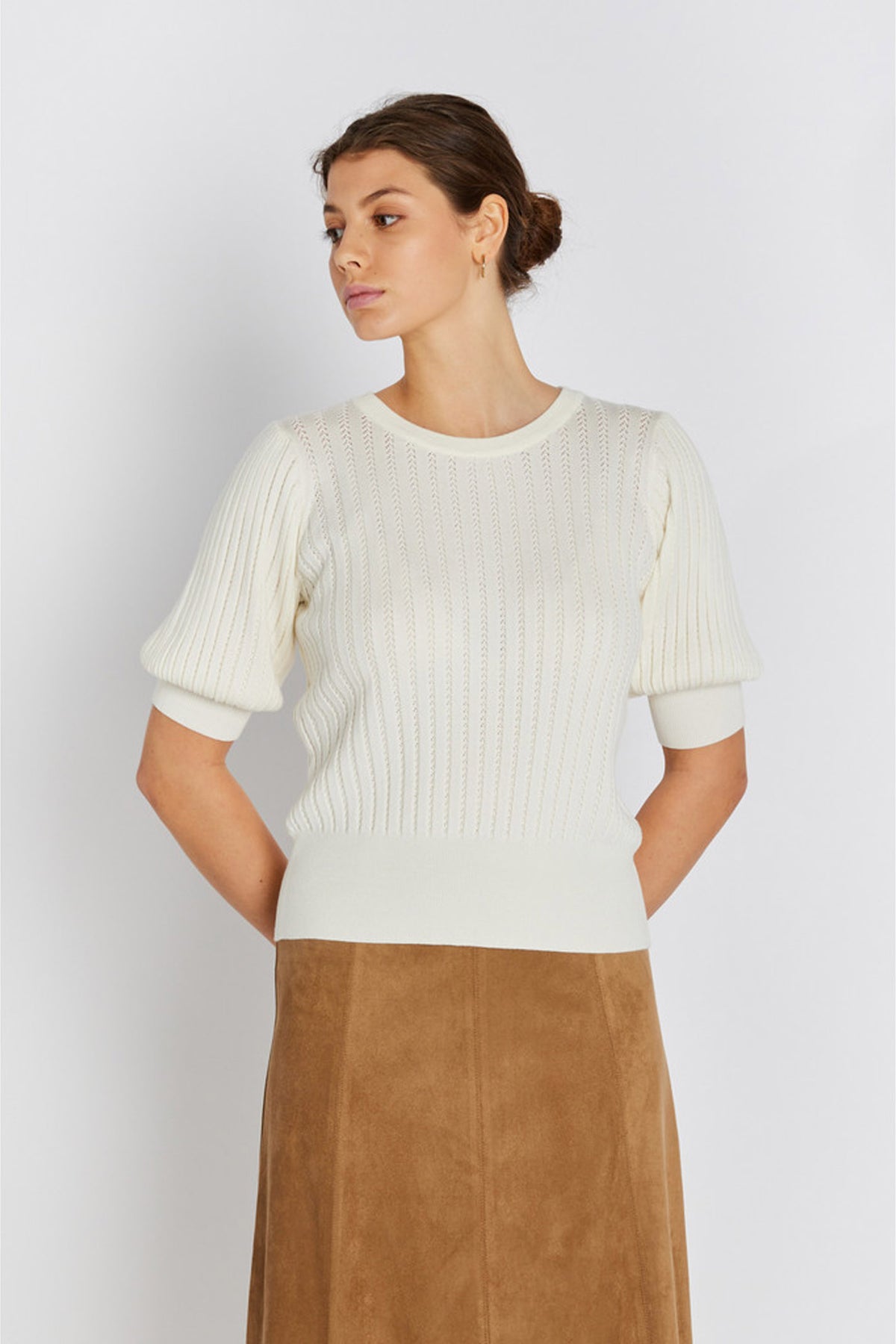 7493RDFSorrelPoi knit 01 White - RDF747