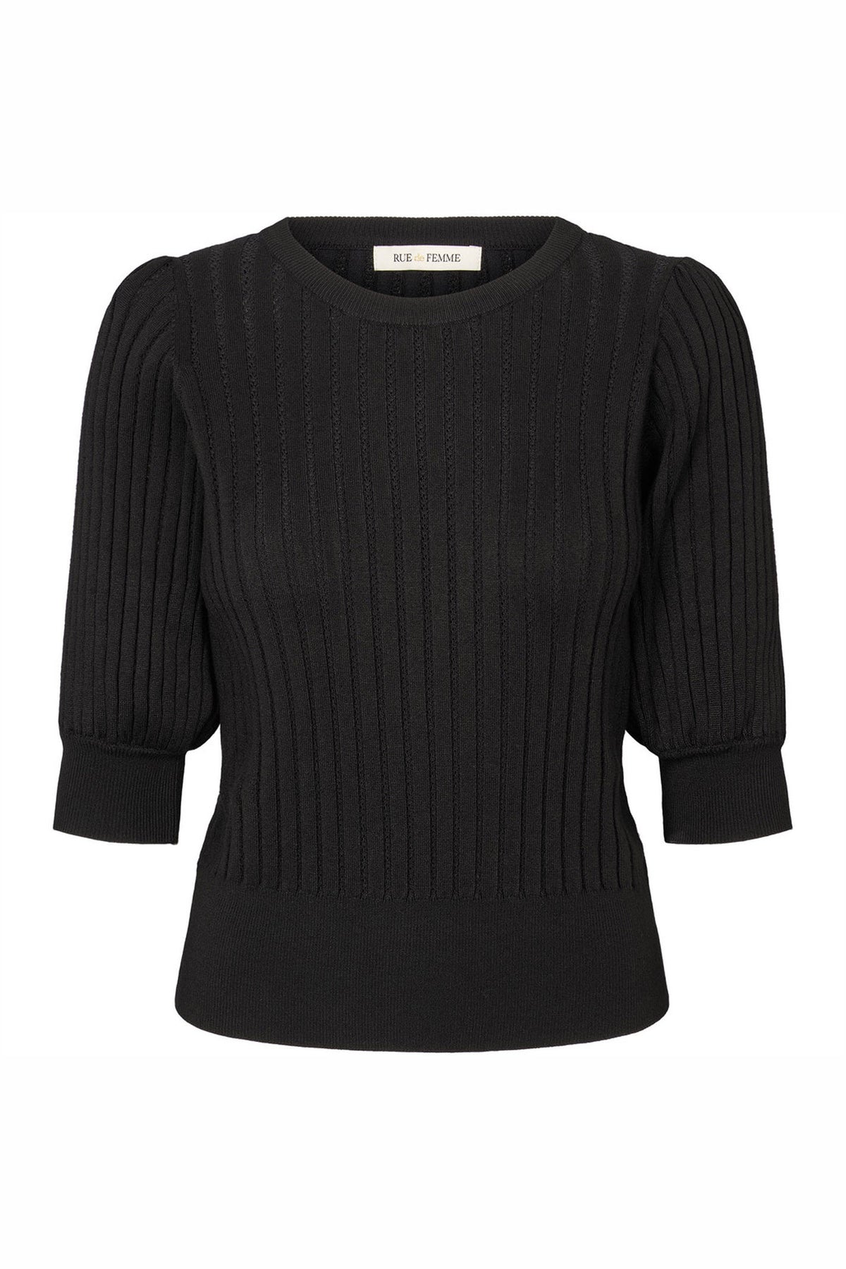 7493RDFSorrelPoi knit 20 Black - RDF747