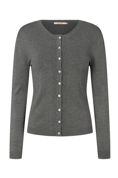 7493 Softy Heloise knit cardig 403 Storm grey - RDF281 Thumbnail