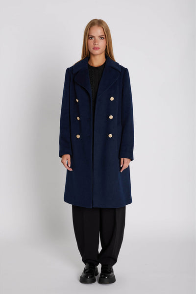 7550RDFCorinne coat 250 Midnight - RDF384 Thumbnail